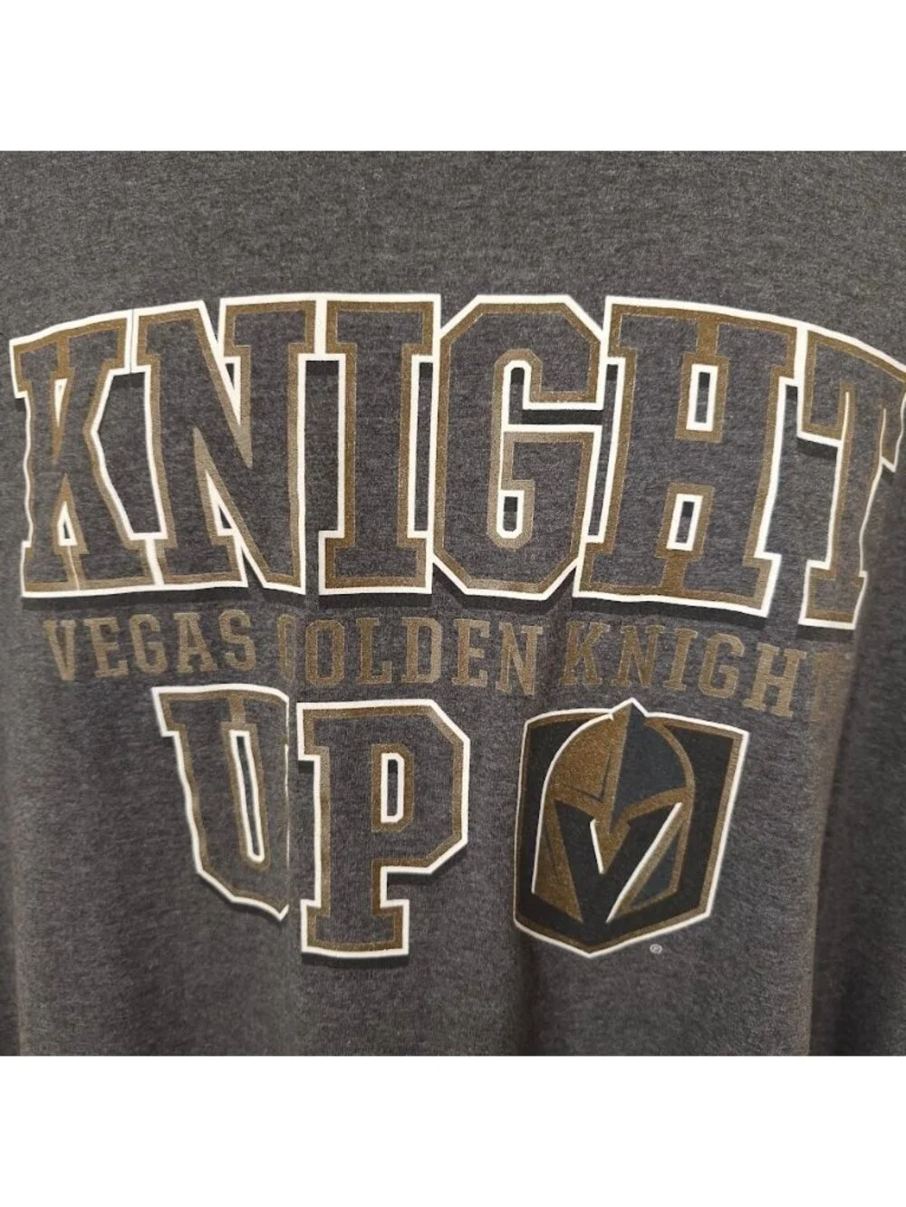 Vegas Golden Knights T Shirt Mens Size 2XL Gray NHL Hockey Champion Brand - Picture 3 of 7